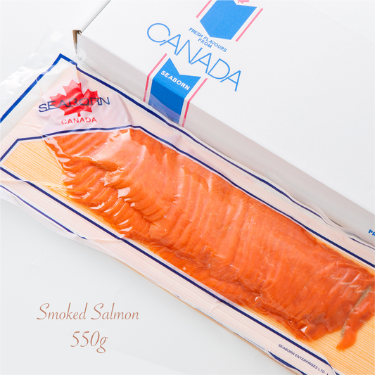 スモークサーモン 紅鮭【半身スライス】(冷凍)